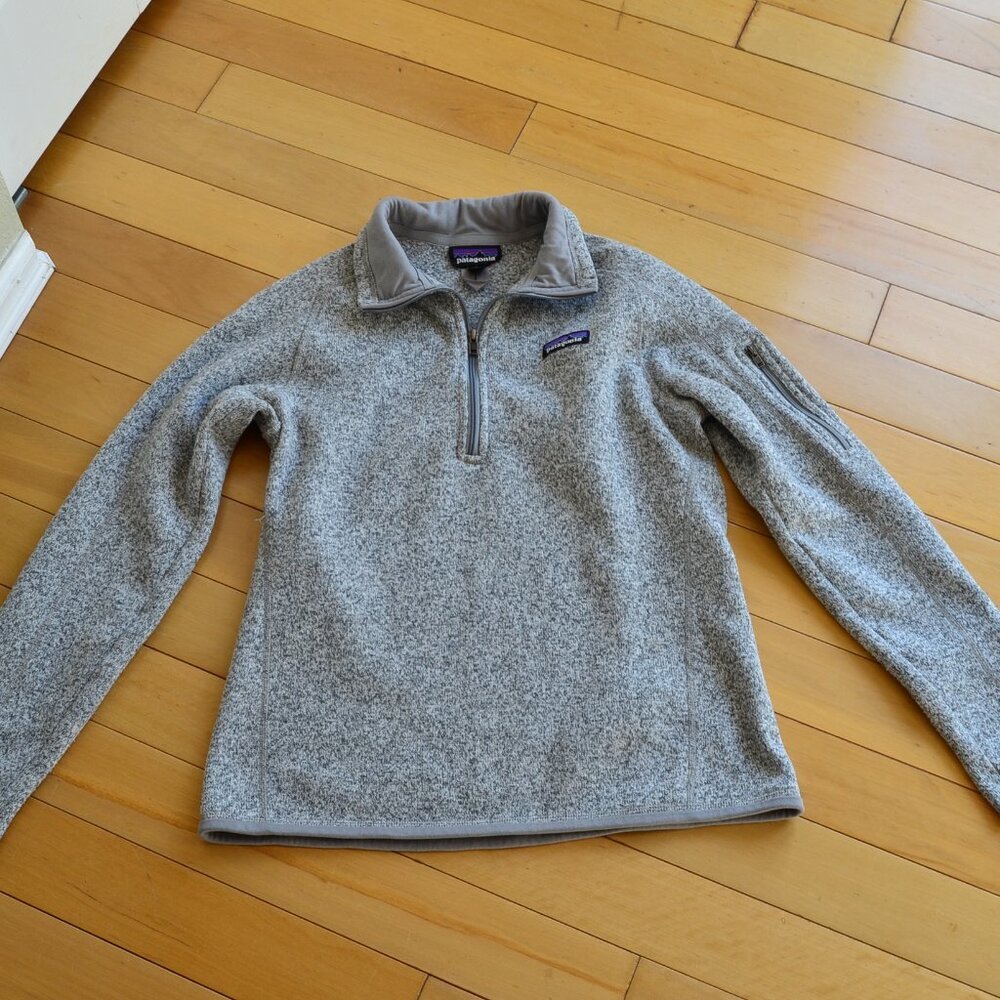 Patagonia Better Sweater Quarter-zip Fleece Jacket Size M - Picture 2 of 11